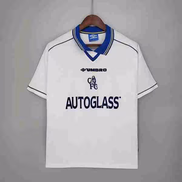 Thailandia Maglietta Calcio Away Chelsea Retro 1998 2000 Thailandia Maglietta Calcio Away Chelsea Retro 1998 2000