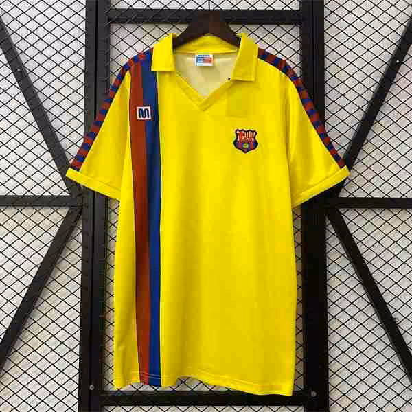 Tailandia Camiseta Barcelona 2ª Retro 1982-1984 Thailandia Maglietta Calcio Away FC Barcellona Retro 1982 1984