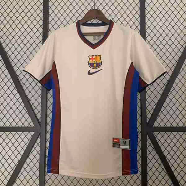 Tailandia Camiseta Barcelona 2ª Retro 1988 1989 Thailandia Maglietta Calcio Away FC Barcellona Retro 1988 1989