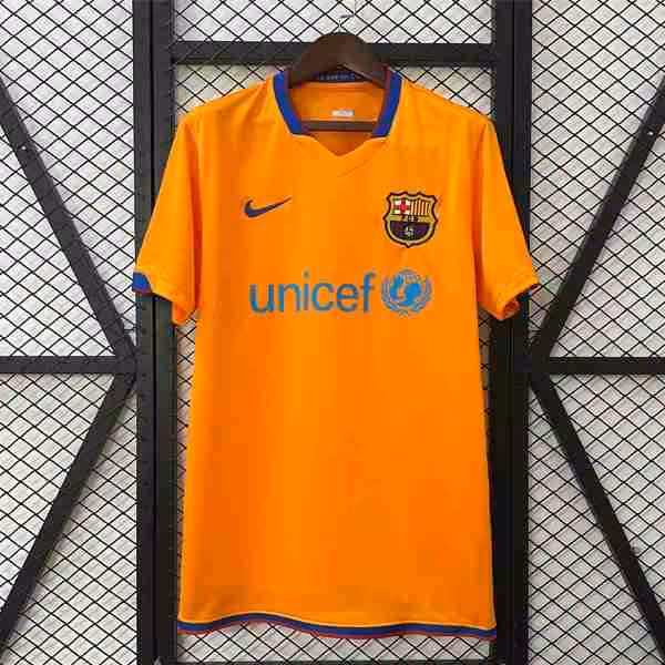 Tailandia Camiseta Barcelona 2ª Retro 2006-2007 Thailandia Maglietta Calcio Away FC Barcellona Retro 2006 2007