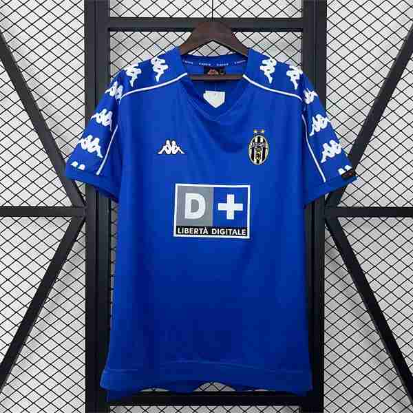 Tailandia Camiseta Juventus 2ª Retro 1999-2000 Thailandia Maglietta Calcio Away Juventus Retro 1999 2000