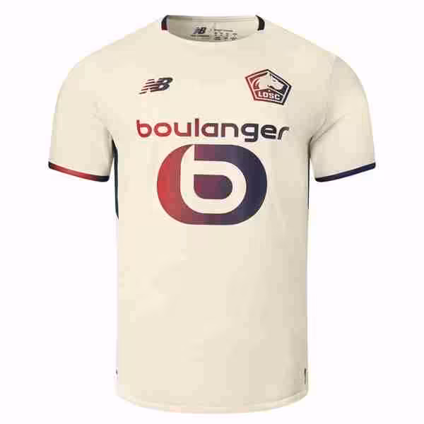 Tailandia Camiseta Lille LOSC 2ª 2025-2026 Thailandia Maglietta Calcio Away Lille OSC 2025 2026