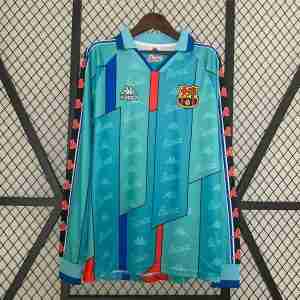 Thailandia Maglietta Calcio Away Manica Lunga FC Barcellona Retro 1996 1997