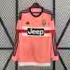 Thailandia Maglietta Calcio Away Manica Lunga Juventus Retro 2015 2016
