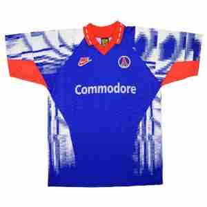 Thailandia Maglietta Calcio Away Paris Saint Germain Retro 1992 1993 Blu