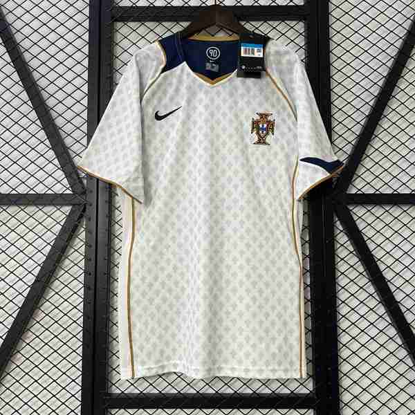 Tailandia Camiseta Portugal 2ª Retro 2004 Thailandia Maglietta Calcio Away Portogallo Retro 2004