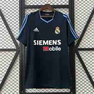 Thailandia Maglietta Calcio Away Real Madrid Retro 2003 2004