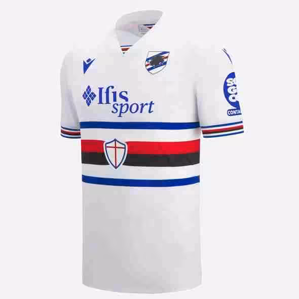 Tailandia Camiseta Sampdoria 2ª 2025-2026 Thailandia Maglietta Calcio Away Sampdoria 2025 2026