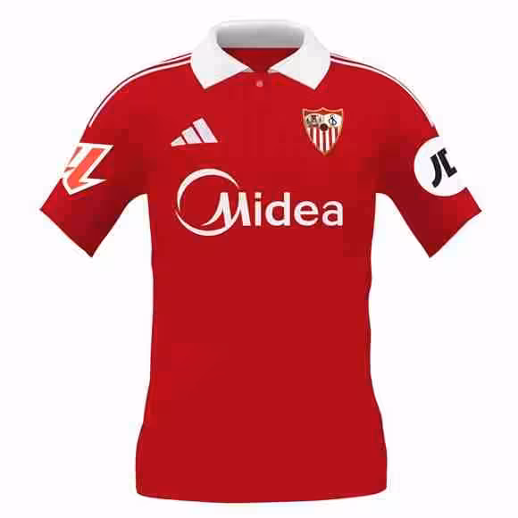 Tailandia Camiseta Sevilla 2ª 2025-2026 Thailandia Maglietta Calcio Away Sevilla 2025 2026