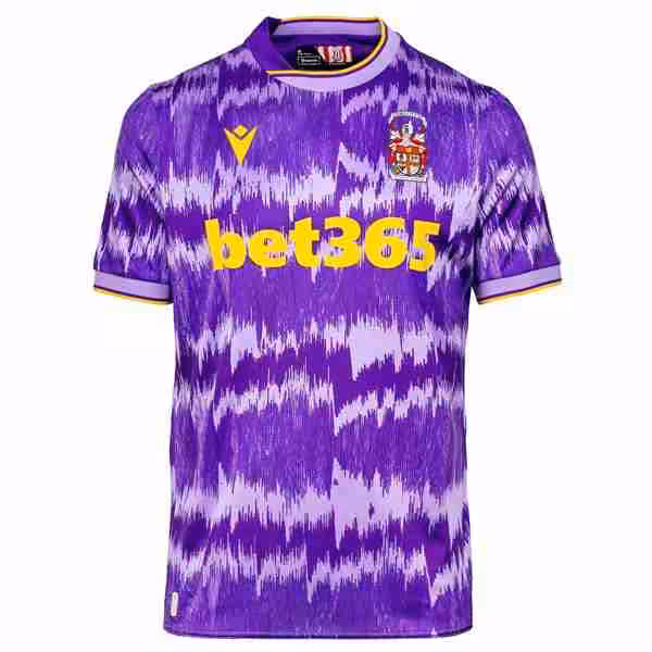 Tailandia Camiseta Stoke City 2ª 2025-2026 Thailandia Maglietta Calcio Away Stoke City 2025 2026