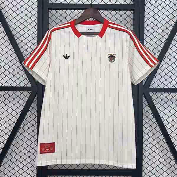 Camiseta Benfica Retro Special Edition 2025-2026 Thailandia Maglietta Calcio Benfica Speciale 2025 2026 Bianco