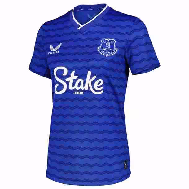 Camiseta Everton 1ª Mujer 2025-2026 Thailandia Maglietta Calcio Everton Prima Donna 2025 2026