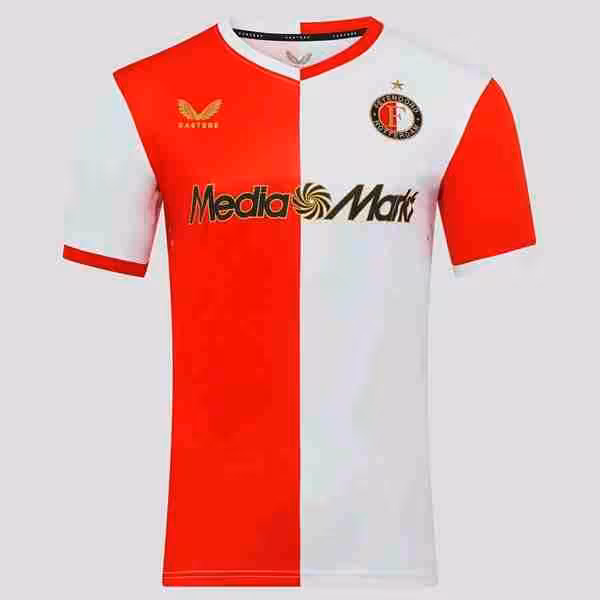 Tailandia Camiseta Feyenoord 1ª 2025-2026 Thailandia Maglietta Calcio Prima Feyenoord Rotterdam 2025 2026