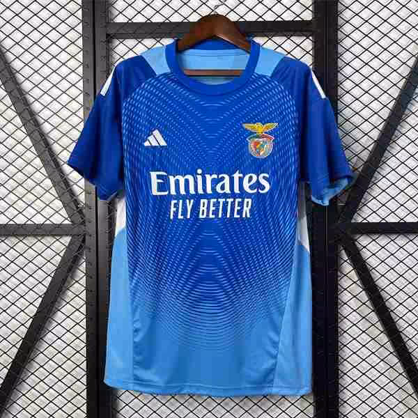 Tailandia Camiseta Benfica Portero 2025-2026 Azul Thailandia Maglietta Calcio Portiere Benfica 2025 2026 Blu