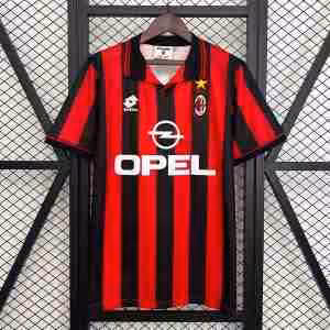 Thailandia Maglietta Calcio Prima AC Milan Retro 1997 1998