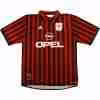 Thailandia Maglietta Calcio Prima AC Milan Retro 1999 2000 Rosso