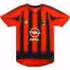 Thailandia Maglietta Calcio Prima AC Milan Retro 2004 2005 Rosso