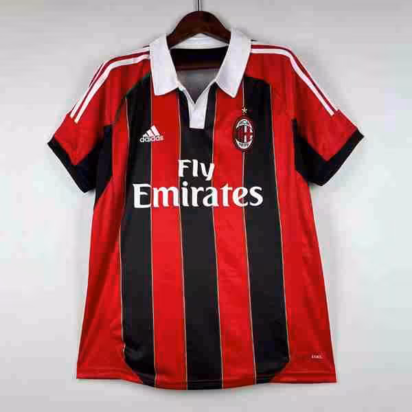 Tailandia Camiseta AC Milan 1ª Retro 2012-2013 Thailandia Maglietta Calcio Prima AC Milan Retro 2012 2013