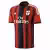 Thailandia Maglietta Calcio Prima AC Milan Retro 2014 2015 Rosso