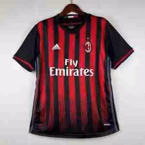 Thailandia Maglietta Calcio Prima AC Milan Retro 2016 2017