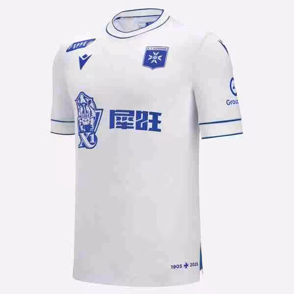 Tailandia Camiseta AJ Auxerre 1ª 2025-2026 Thailandia Maglietta Calcio Prima AJ Auxerre 2025 2026