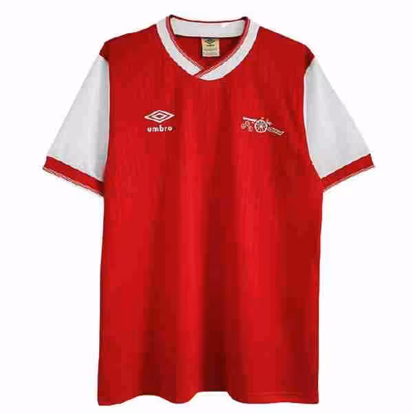 Tailandia Camiseta Arsenal 1ª Retro 1983 1984 Rojo Thailandia Maglietta Calcio Prima Arsenal Retro 1983 1984 Rosso
