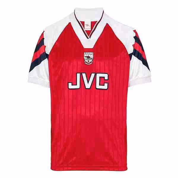 Thailandia Maglietta Calcio Prima Arsenal Retro 1992 1994 Rosso Thailandia Maglietta Calcio Prima Arsenal Retro 1992 1994 Rosso