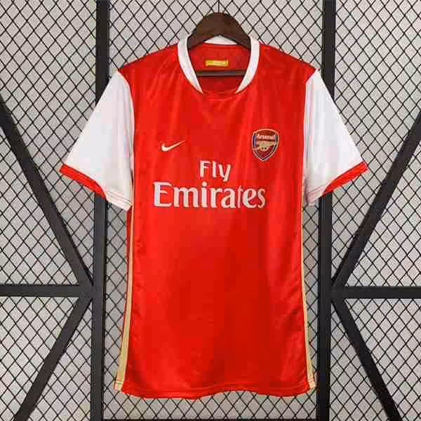 Tailandia Camiseta Arsenal 1ª Retro 2006 2008 Thailandia Maglietta Calcio Prima Arsenal Retro 2006 2008