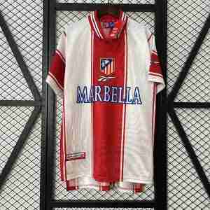 Thailandia Maglietta Calcio Prima Atletico Madrid Retro 1999 2000