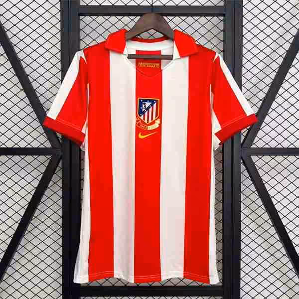 Tailandia Camiseta Atletico Madrid 1ª Retro 2003-2004 Thailandia Maglietta Calcio Prima Atletico Madrid Retro 2003 2004