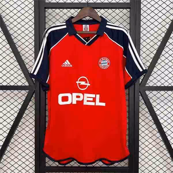 Tailandia Camiseta Bayern Munich 1ª Retro 2000-2001 Thailandia Maglietta Calcio Prima Bayern Monaco Retro 2000 2001