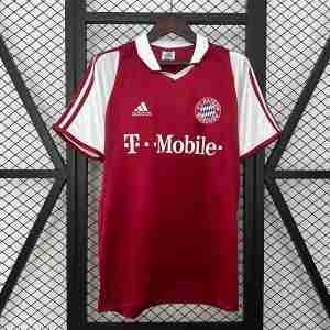 Thailandia Maglietta Calcio Prima Bayern Monaco Retro 2003 2004