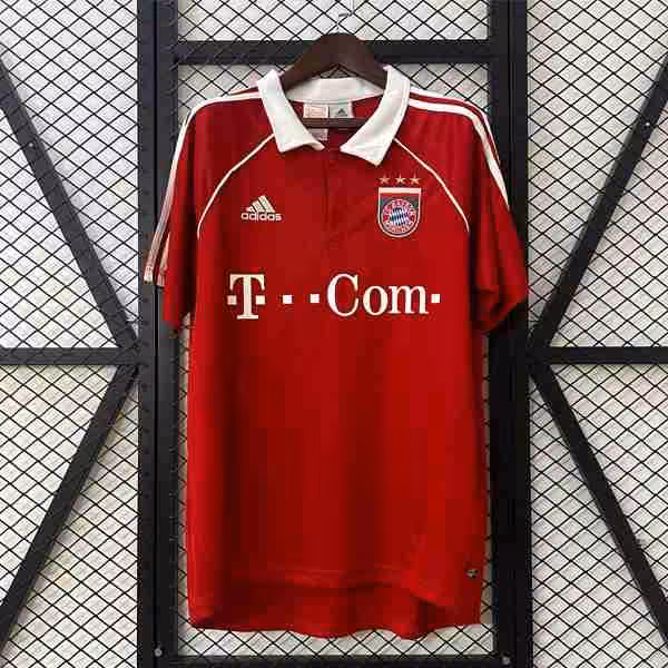 Tailandia Camiseta Bayern 1ª Retro 2005-2006 Thailandia Maglietta Calcio Prima Bayern Monaco Retro 2005 2006