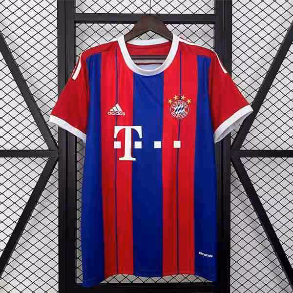 Tailandia Camiseta Bayern Munich 1ª Retro 2014-2015 Thailandia Maglietta Calcio Prima Bayern Monaco Retro 2014 2015