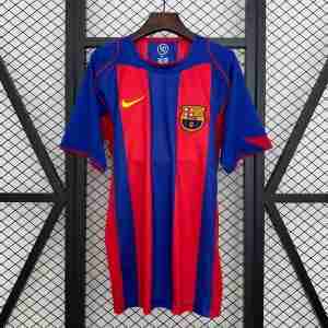 Thailandia Maglietta Calcio Prima FC Barcellona Retro 2004 2005