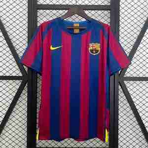Thailandia Maglietta Calcio Prima FC Barcellona Retro 2005 2006