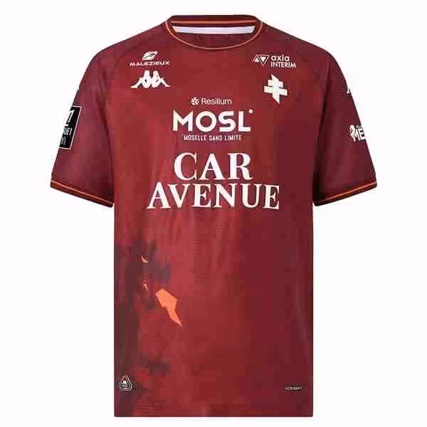Tailandia Camiseta FC Metz 1ª 2025-2026 Thailandia Maglietta Calcio Prima FC Metz 2025 2026