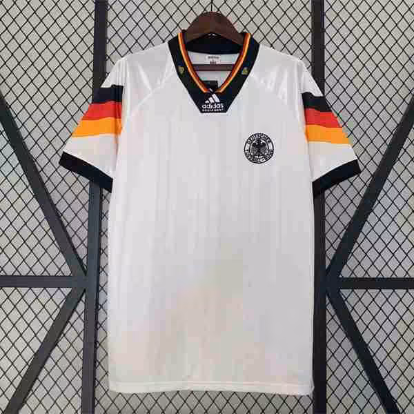 Tailandia Camiseta Alemania 1ª Retro 1992 Thailandia Maglietta Calcio Prima Germania Retro 1992