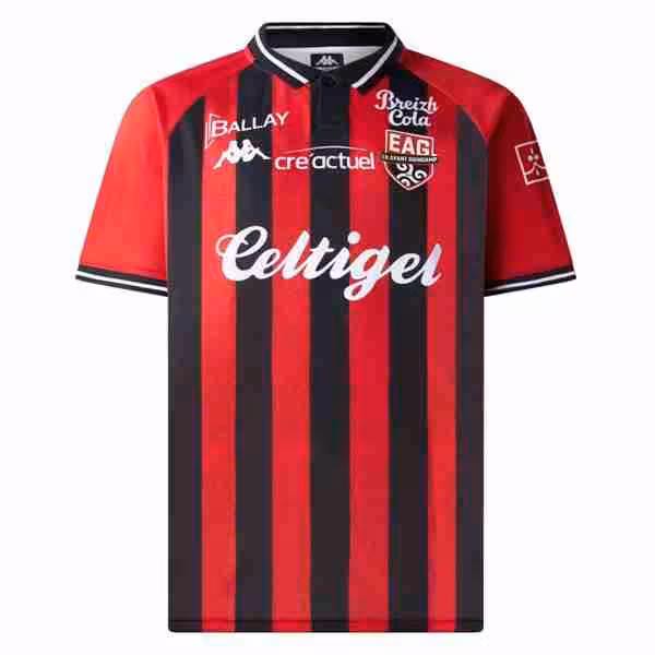 Tailandia Camiseta Guingamp 1ª 2025-2026 Thailandia Maglietta Calcio Prima Guingamp 2025 2026