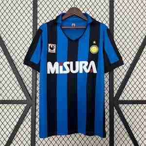 Thailandia Maglietta Calcio Prima Inter Milan Retro 1990 1991