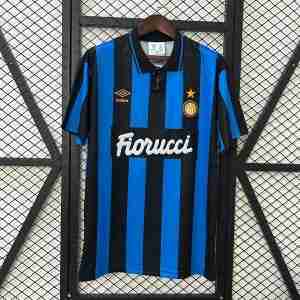 Thailandia Maglietta Calcio Prima Inter Milan Retro 1992 1994