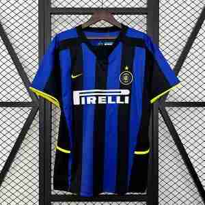 Thailandia Maglietta Calcio Prima Inter Milan Retro 2002 2003
