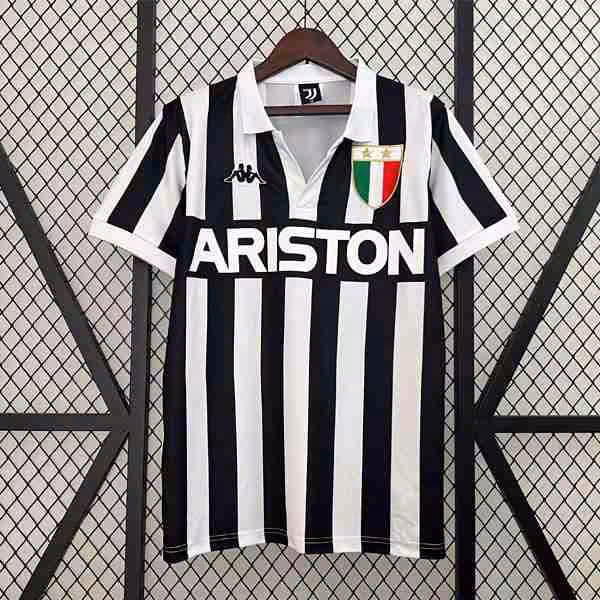 Tailandia Camiseta Juventus 1ª Retro 1984 1985 Thailandia Maglietta Calcio Prima Juventus Retro 1984 1985