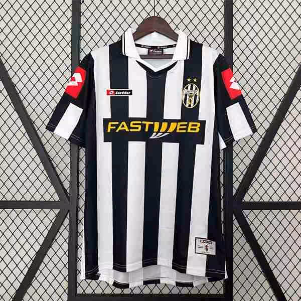 Tailandia Camiseta Juventus 1ª Retro 2001 2002 Thailandia Maglietta Calcio Prima Juventus Retro 2001 2002