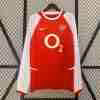 Thailandia Maglietta Calcio Prima Manica Lunga Arsenal Retro 2002 2004