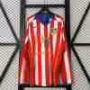 Thailandia Maglietta Calcio Prima Manica Lunga Atletico Madrid Retro 2004 2005