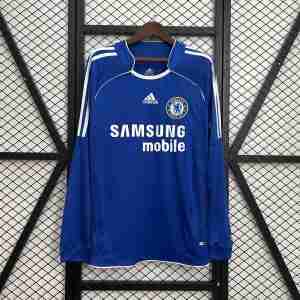 Thailandia Maglietta Calcio Prima Manica Lunga Chelsea Retro 2006 2007