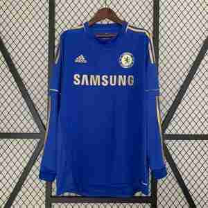 Thailandia Maglietta Calcio Prima Manica Lunga Chelsea Retro 2012 2013
