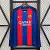 Thailandia Maglietta Calcio Prima Manica Lunga FC Barcellona Retro 2014 2015