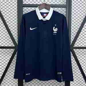 Thailandia Maglietta Calcio Prima Manica Lunga Francia Retro 2014